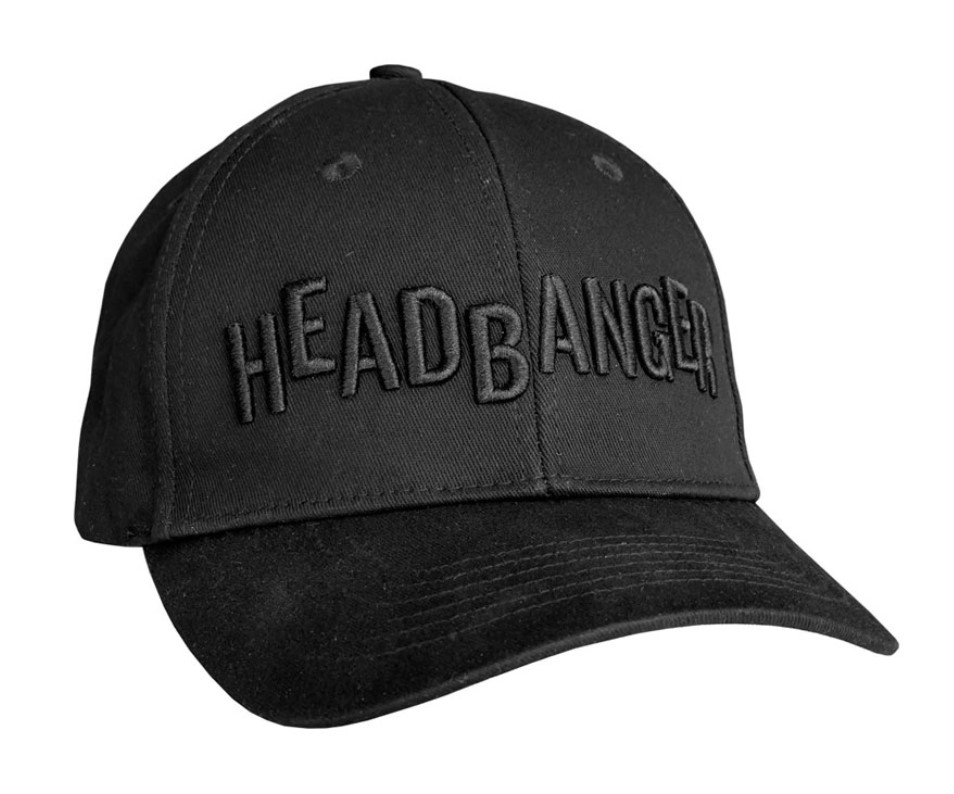 HEADBANGER BLACK ON BLACK FLEX CAP FROM PREDATOR TACKLE.jpg Headbanger Black on Black Flex Cap